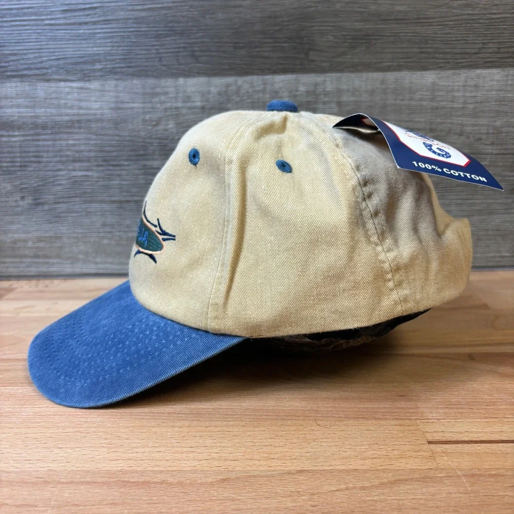 Vintage Antigua Hat Cap Strap Back Brown Waladli Caribbean One‎ Size NWT